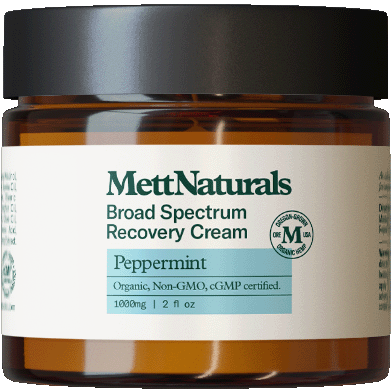 CBD Muscle Pain Cream - Peppermint & Natural